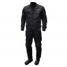 Textil Motorradkombi in schwarz, zweiteilig