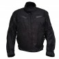 Textil Motorradkombi in schwarz, zweiteilig Textil Motorradkombi in schwarz, zweiteilig
