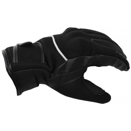RO20 Leder/Textil Motorradhandschuhe – Leichte Sommerhandschuhe mit Knöchelverstärkung
