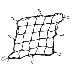 RO4101: Gepäcknetz mit 8 Haken in schwarz