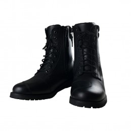 RO012 - Motorradstiefel "Ranger", mit seitlichem Reißverschluss und Schnürung - 1