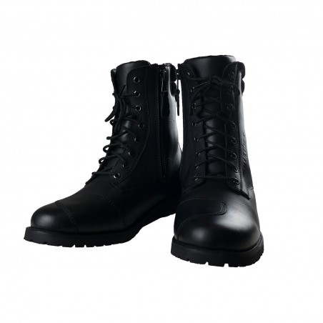 RO012 - Motorradstiefel "Ranger", mit seitlichem Reißverschluss und Schnürung - 1