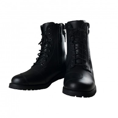 RO012 - Motorradstiefel "Ranger", mit seitlichem Reißverschluss und Schnürung - 1