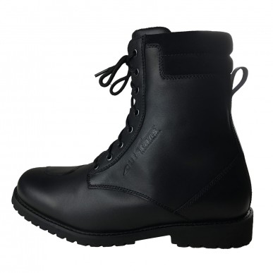 RO012 - Motorradstiefel "Ranger", mit seitlichem Reißverschluss und Schnürung - 2