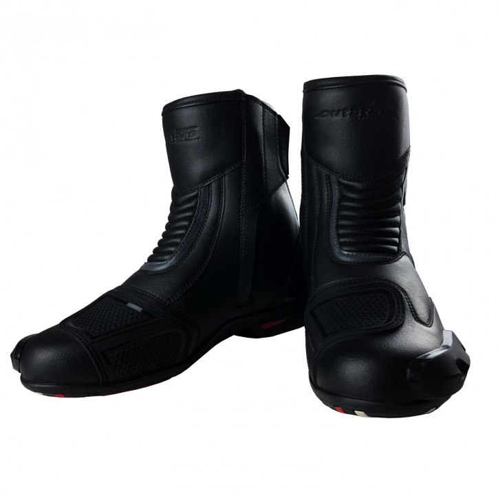 RO020 - Halbhoher Motorradstiefel "Sport",  mit auswechselbaren Schleifpads