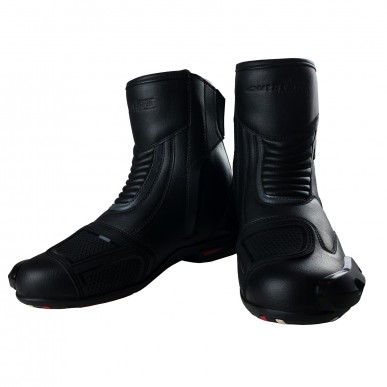 RO020 - Halbhoher Motorradstiefel "Sport",  mit auswechselbaren Schleifpads - 1