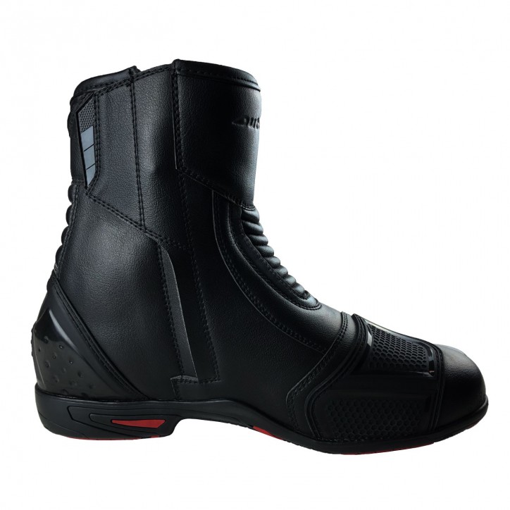 RO020 - Halbhoher Motorradstiefel "Sport",  mit auswechselbaren Schleifpads