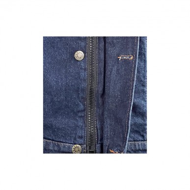 Roleff RO1515 Motorrad-Jeansjacke – Blau/Stonewashed, Aramidverstärkung, Protektoren & herausnehmbare Klimamembrane - 6