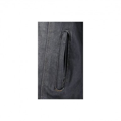 Roleff RO1514 Motorrad-Jeansjacke – Schwarz/Stonewashed, Aramidverstärkung, Protektoren & herausnehmbare Klimamembrane - 7