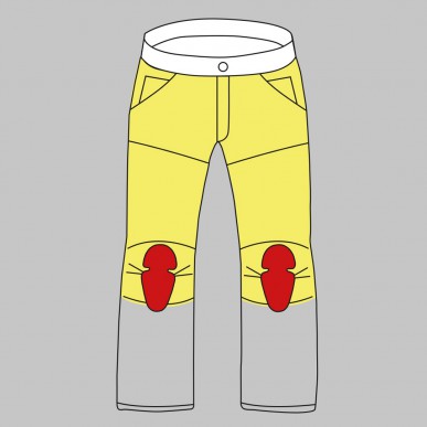 RO170 - Schwarze Aramid Motorradjeans mit Protektoren für Herren - 5