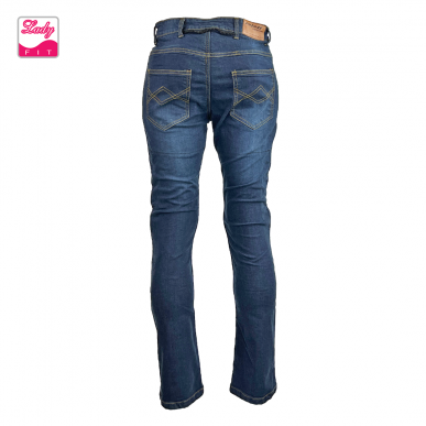 RO185 - Blaue Aramid Motorradjeans mit Protektoren für Damen - 4