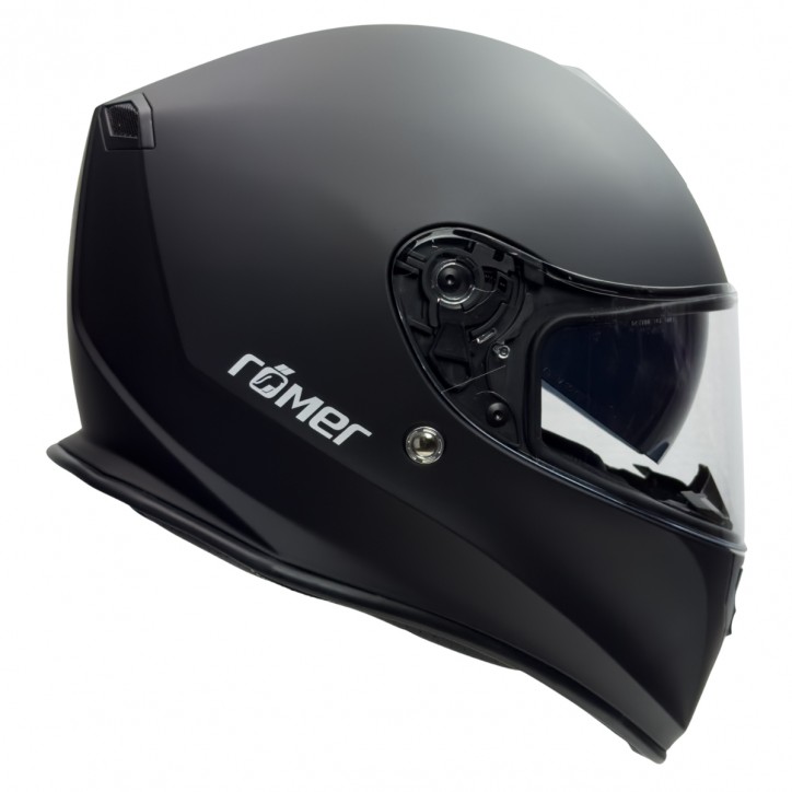 RO813 - Schwarzer Integralhelm mit Sonnenvisier RO813 - Schwarzer Integralhelm mit Sonnenvisier
