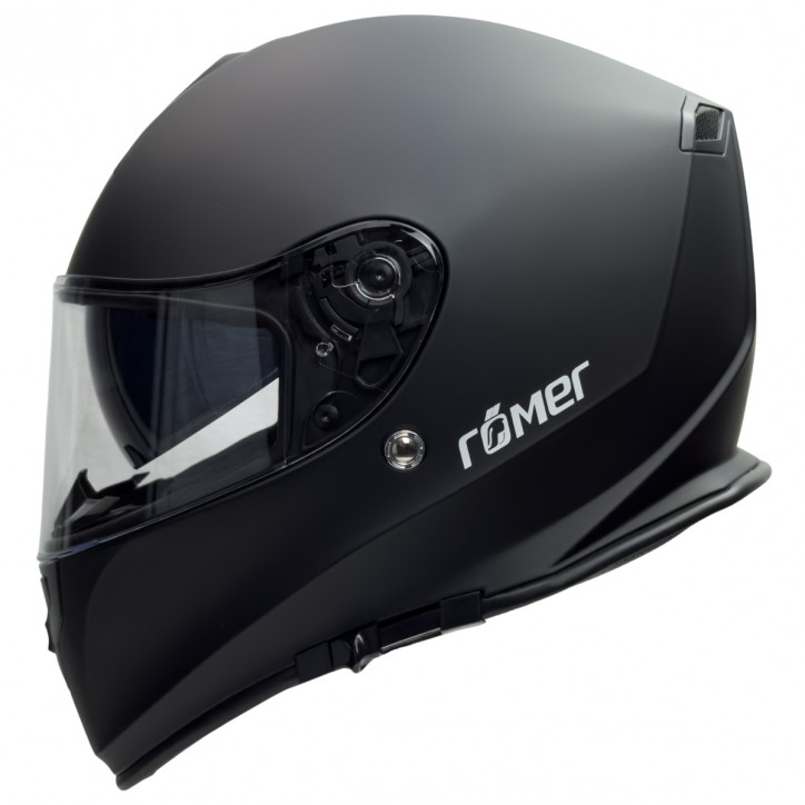 RO813 - Schwarzer Integralhelm mit Sonnenvisier RO813 - Schwarzer Integralhelm mit Sonnenvisier