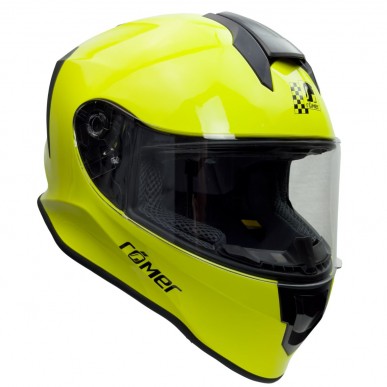 RO5019 - Kinder Motorradhelm in Neongelb - 5