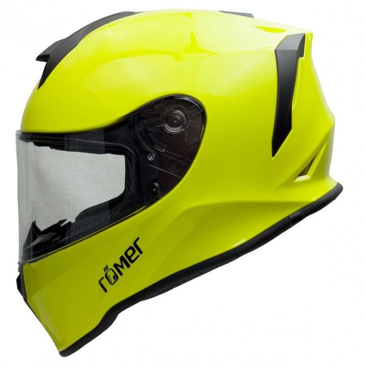 RO5019 - Kinder Motorradhelm in Neongelb