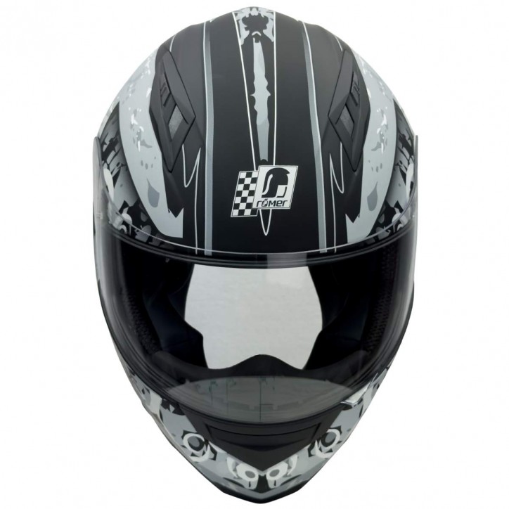 RO20030 - Integralhelm in Silberdekor RO20030 - Integralhelm in Silberdekor
