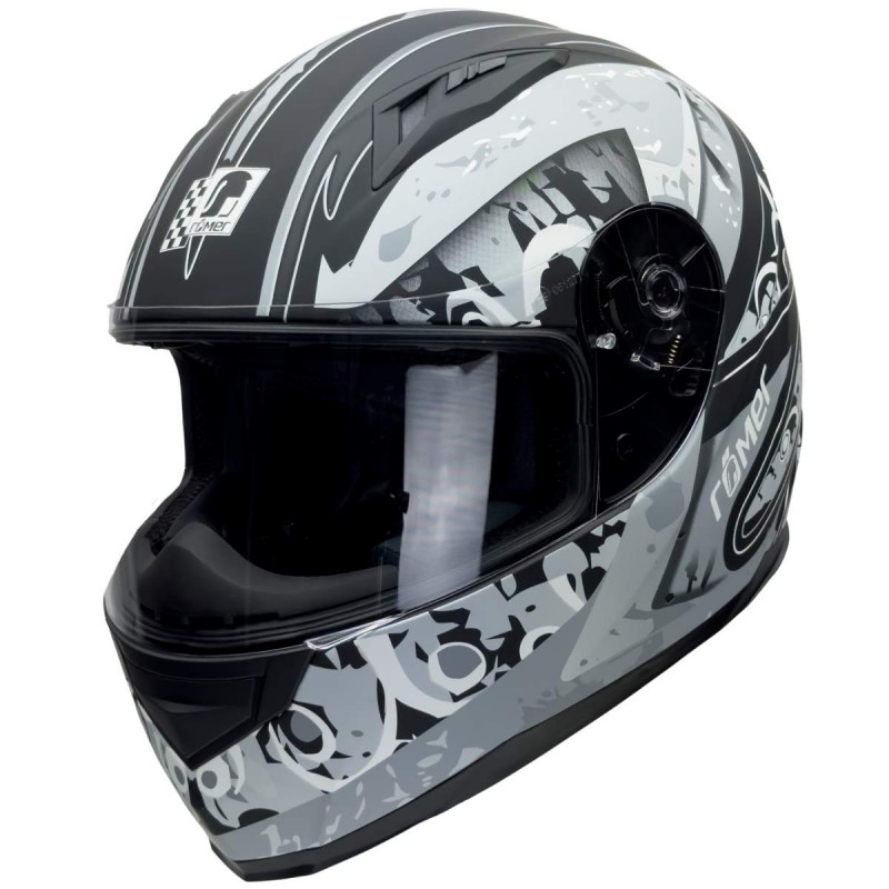 RO20030 - Integralhelm in Silberdekor - 1