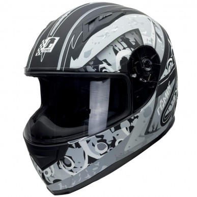 RO20030 - Integralhelm in Silberdekor - 1