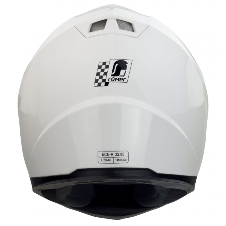 RO20042 - Weißer Integralhelm RO20042 - Weißer Integralhelm