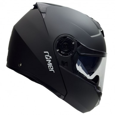 RO20055 - Schwarzer Klapphelm mit integriertem Sonnenvisier - 5