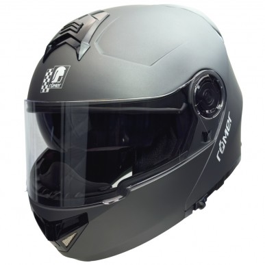 RO20056 - Klapphelm mit integriertem Sonnenvisier in Titanium - 1