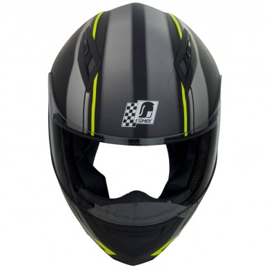 RO201706 - Integralhelm in Schwarz, Gelb - 5