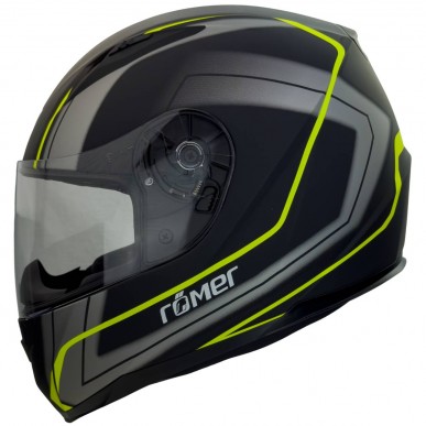 RO201706 - Integralhelm in Schwarz, Gelb - 2