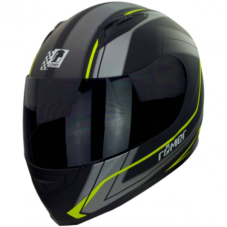 RO201706 - Integralhelm in Schwarz, Gelb RO201706 - Integralhelm in Schwarz, Gelb