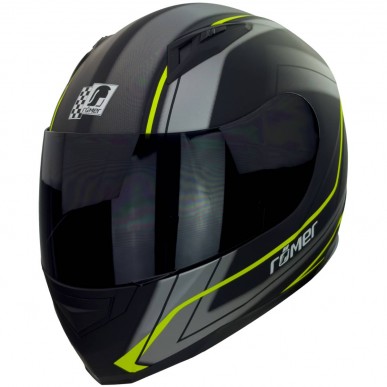 RO201706 - Integralhelm in Schwarz, Gelb - 6