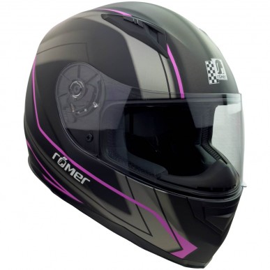 RO201707 - Integralhelm in Schwarz, Pink - 5