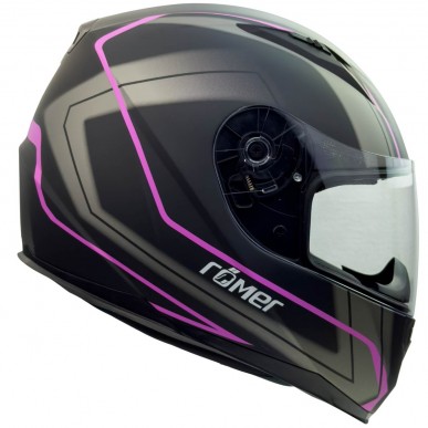 RO201707 - Integralhelm in Schwarz, Pink - 6
