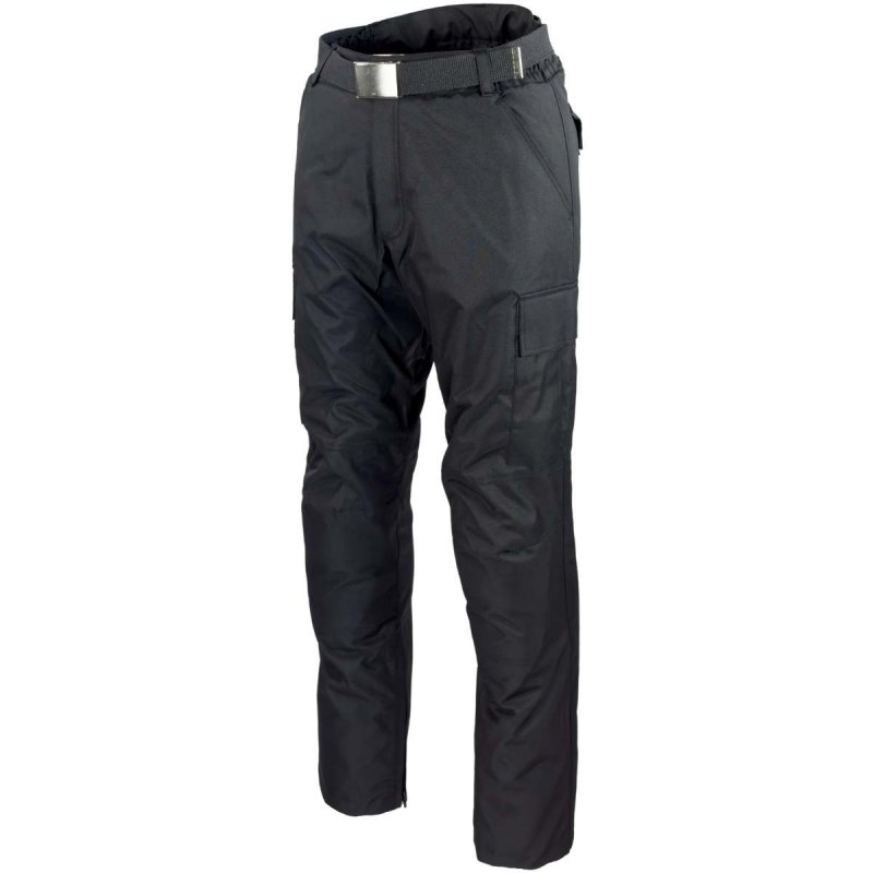 RO17000 - M89 Textil-Motorradhose, schwarz mit Koppel & Protektoren - 1