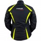 RO1502 - Motorradjacke für Damen in Schwarz / Neongelb RO1502 - Motorradjacke für Damen in Schwarz / Neongelb