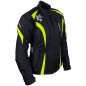 RO1502 - Motorradjacke für Damen in Schwarz / Neongelb RO1502 - Motorradjacke für Damen in Schwarz / Neongelb