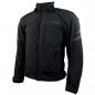 RO1513 - Schwarze Softshell Motorradjacke mit Hoodie RO1513 - Schwarze Softshell Motorradjacke mit Hoodie