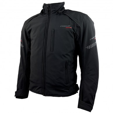 Roleff RO1513 Softshell Motorradjacke mit abnehmbarer Kapuze – Wasserdicht, atmungsaktiv & mit Protektoren - 5