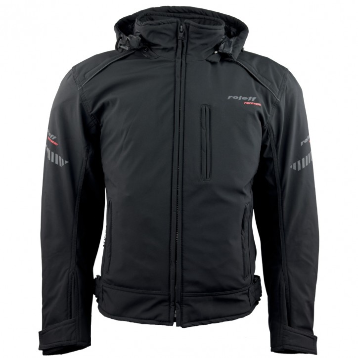 Roleff RO1513 Softshell Motorradjacke mit abnehmbarer Kapuze – Wasserdicht, atmungsaktiv & mit Protektoren Roleff RO1513 Softshell Motorradjacke mit abnehmbarer Kapuze – Wasserdicht, atmungsaktiv & mit Protektoren