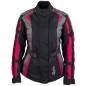 RO904 - Motorradjacke für Damen in Pink/Schwarz/Grau