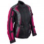 RO904 - Motorradjacke für Damen in Pink/Schwarz/Grau RO904 - Motorradjacke für Damen in Pink/Schwarz/Grau