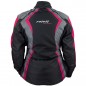 RO904 - Motorradjacke für Damen in Pink/Schwarz/Grau RO904 - Motorradjacke für Damen in Pink/Schwarz/Grau