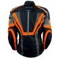 RO16012 - Motorradjacke in Schwarz / Orange RO16012 - Motorradjacke in Schwarz / Orange