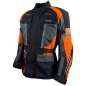 RO16012 - Motorradjacke in Schwarz / Orange