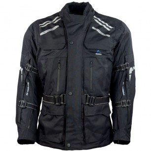 RO774 - Motorradjacke in Schwarz