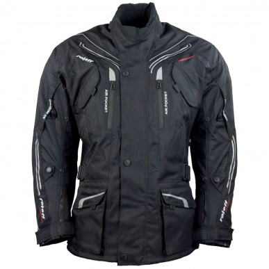 Roleff RO15111 Motorradjacke – Schwarz, reflektierend, wasserdicht, atmungsaktiv & mit Protektoren - 2