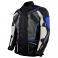 RO15112 - Motorradjacke in Schwarz / Grau / Weiß / Blau RO15112 - Motorradjacke in Schwarz / Grau / Weiß / Blau