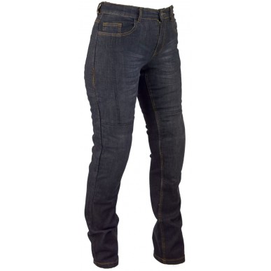 RO180 - schwarze Damen Motorradjeans mit Protektoren & extrem abriebfesten Aramid - 3