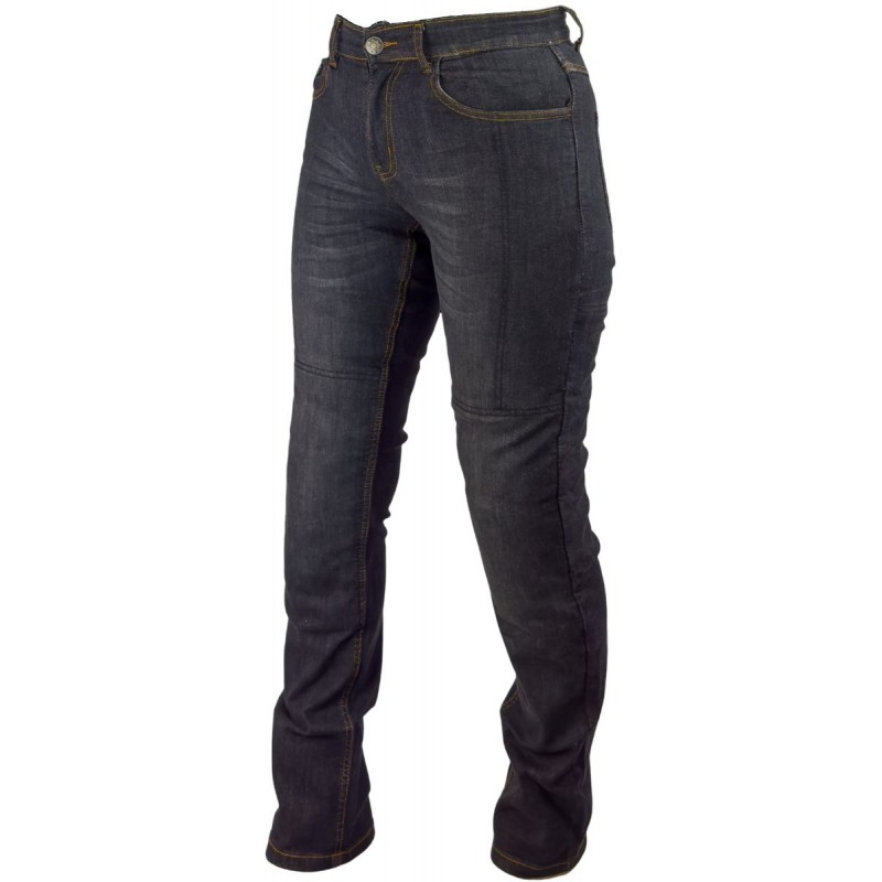 RO180 - schwarze Damen Motorradjeans mit Protektoren & extrem abriebfesten Aramid RO180 - schwarze Damen Motorradjeans mit Protektoren & extrem abriebfesten Aramid