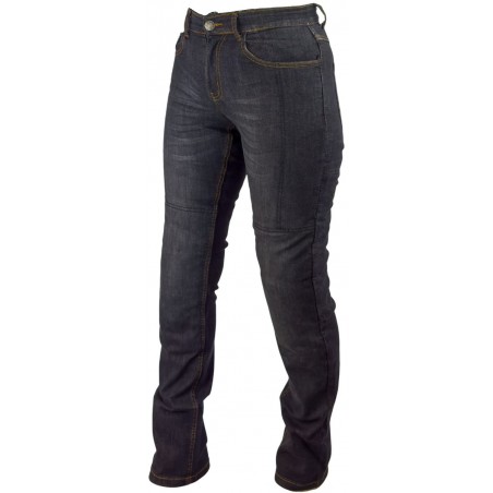 RO180 - schwarze Damen Motorradjeans mit Protektoren & extrem abriebfesten Aramid - 1