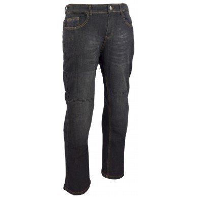 RO170 - Schwarze Aramid Motorradjeans mit Protektoren für Herren - 3
