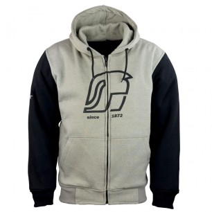 RO3330 - Hoodie mit Aramid & Protektoren - beige/schwarz